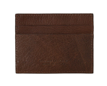 Elegant Leather Men's Wallet in Brown