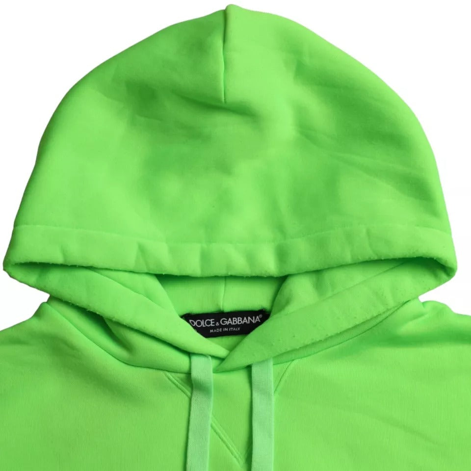 Sudadera con capucha y logotipo verde