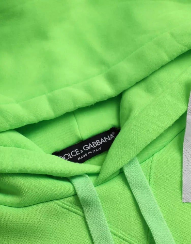 Sudadera con capucha y logotipo verde