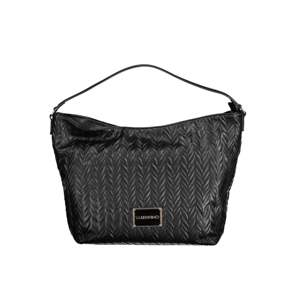 Bolso de mano de polietileno negro