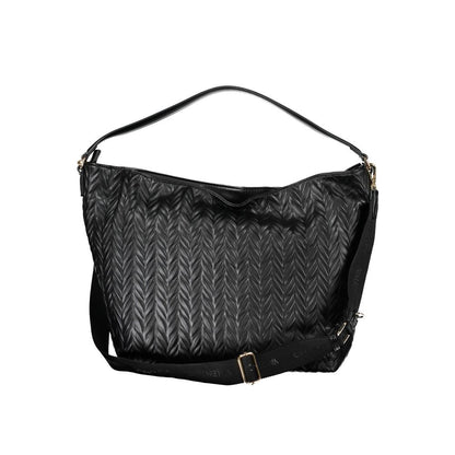 Bolso de mano de polietileno negro