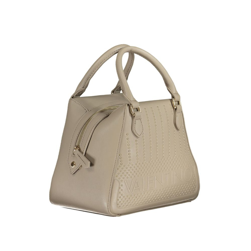 Beige Polyethylene Handbag