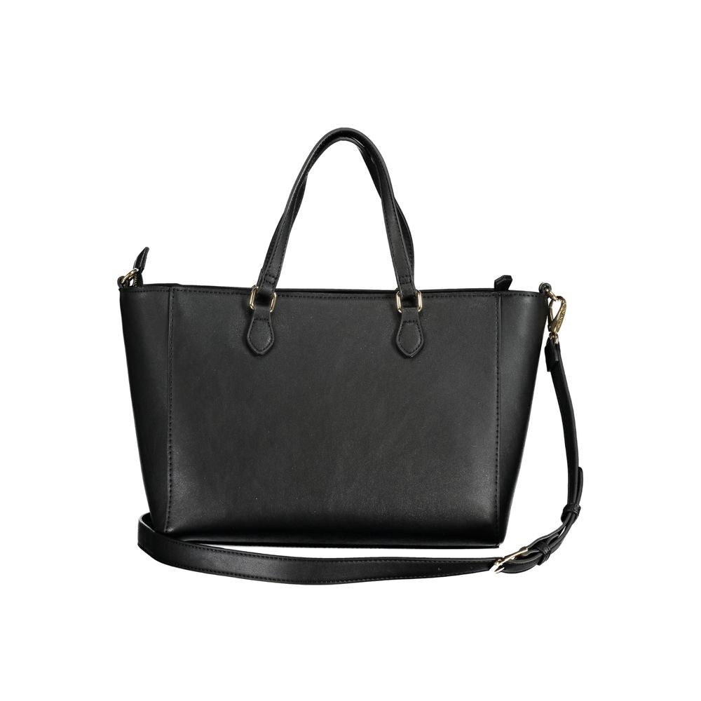 Bolso de mano de polietileno negro