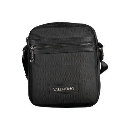 Bolso de hombro de poliéster negro