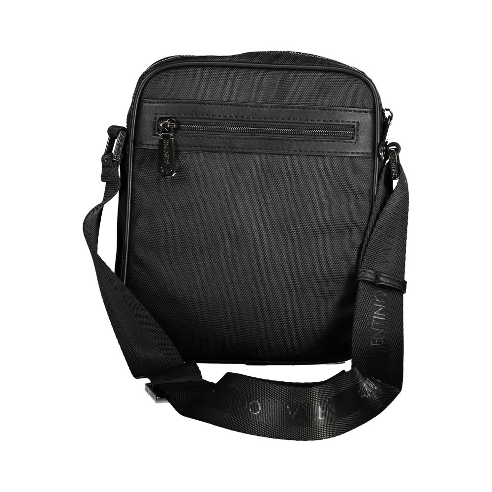 Bolso de hombro de poliéster negro