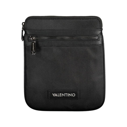 Bolso de hombro de poliéster negro