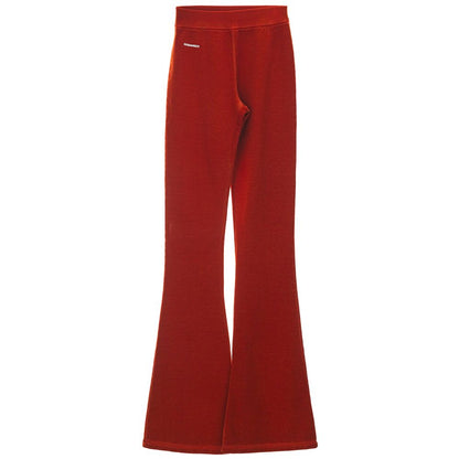 Pantalones y jeans de algodón rojo