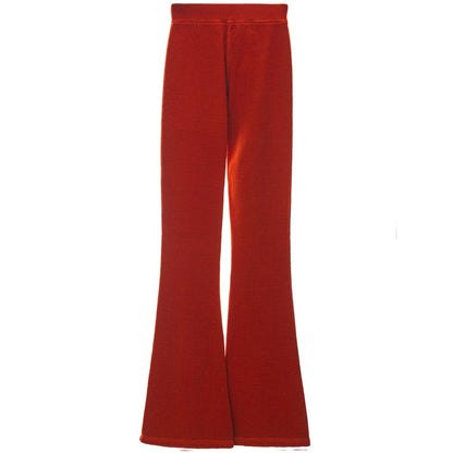 Pantalones y jeans de algodón rojo