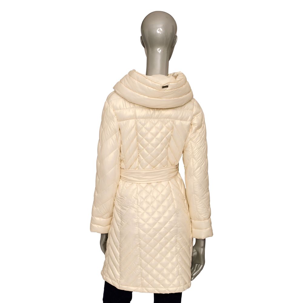 Chaqueta de mujer de poliéster beige