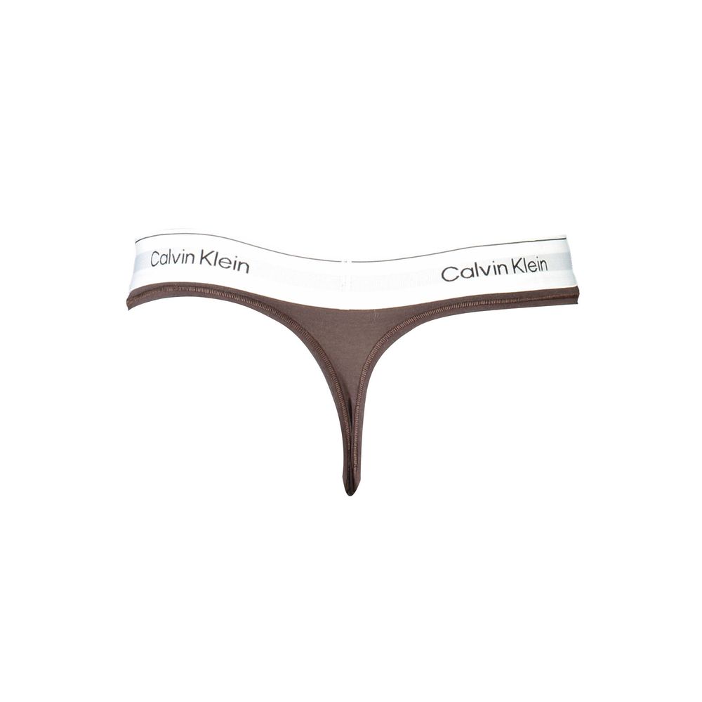 Brown Cotton Underwear