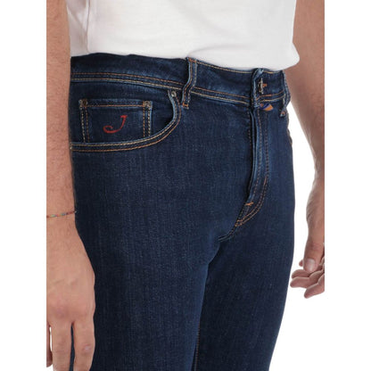 Pantalones y jeans de algodón azul