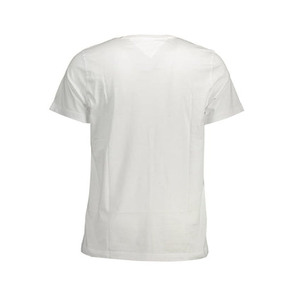 Camiseta de algodón blanca