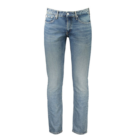 Blue Cotton Jeans & Pant