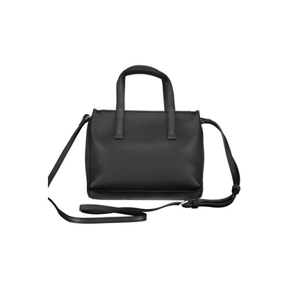 Black Polyester Handbag