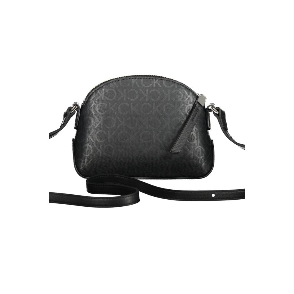 Black Polyester Handbag