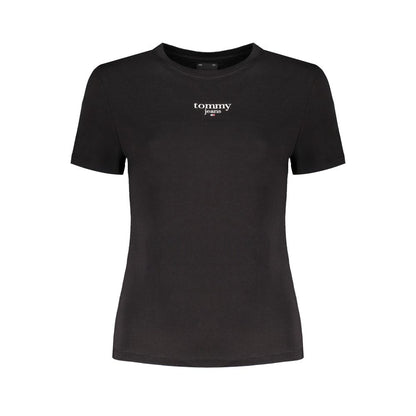 Black Cotton Tops & T-Shirt