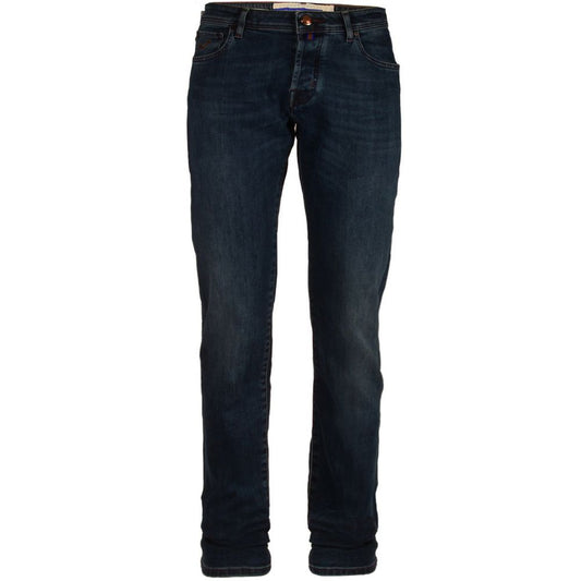 Blue Cotton Men's Slim Fit Jean