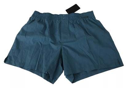 Calzoncillos Boxer Regular Algodón Azul