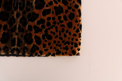 Sleeveless Leopard Mini Sheath Dress