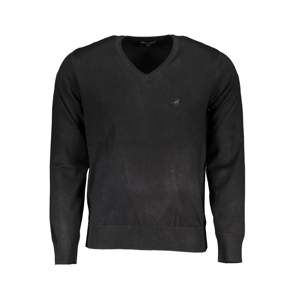 Black Nylon Sweater