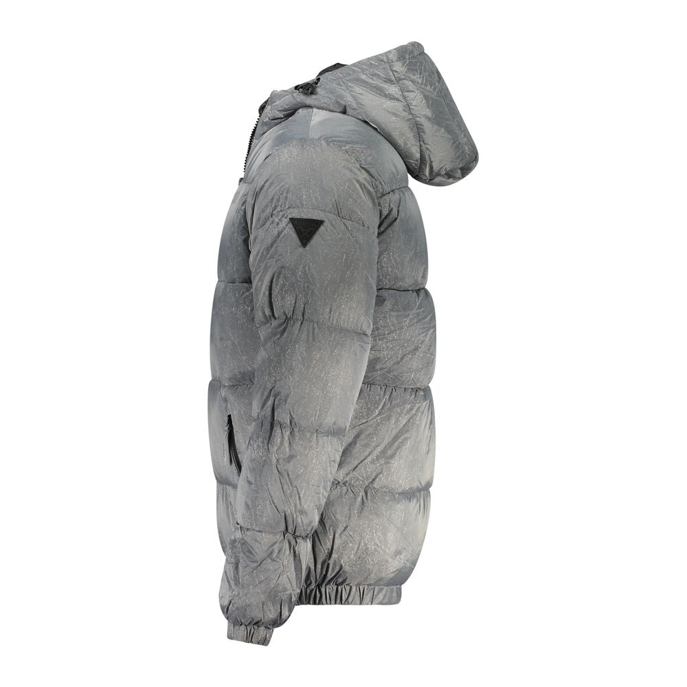 Chaqueta de poliamida gris