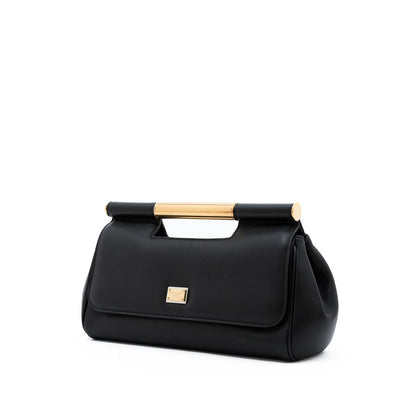 Black Leather Handbag