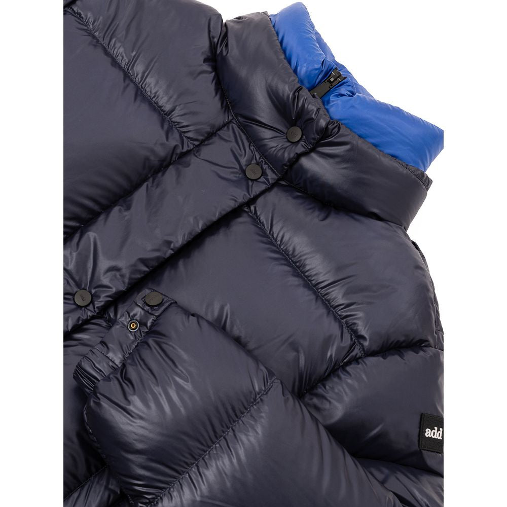 Blue Polyamide Jackets & Coat