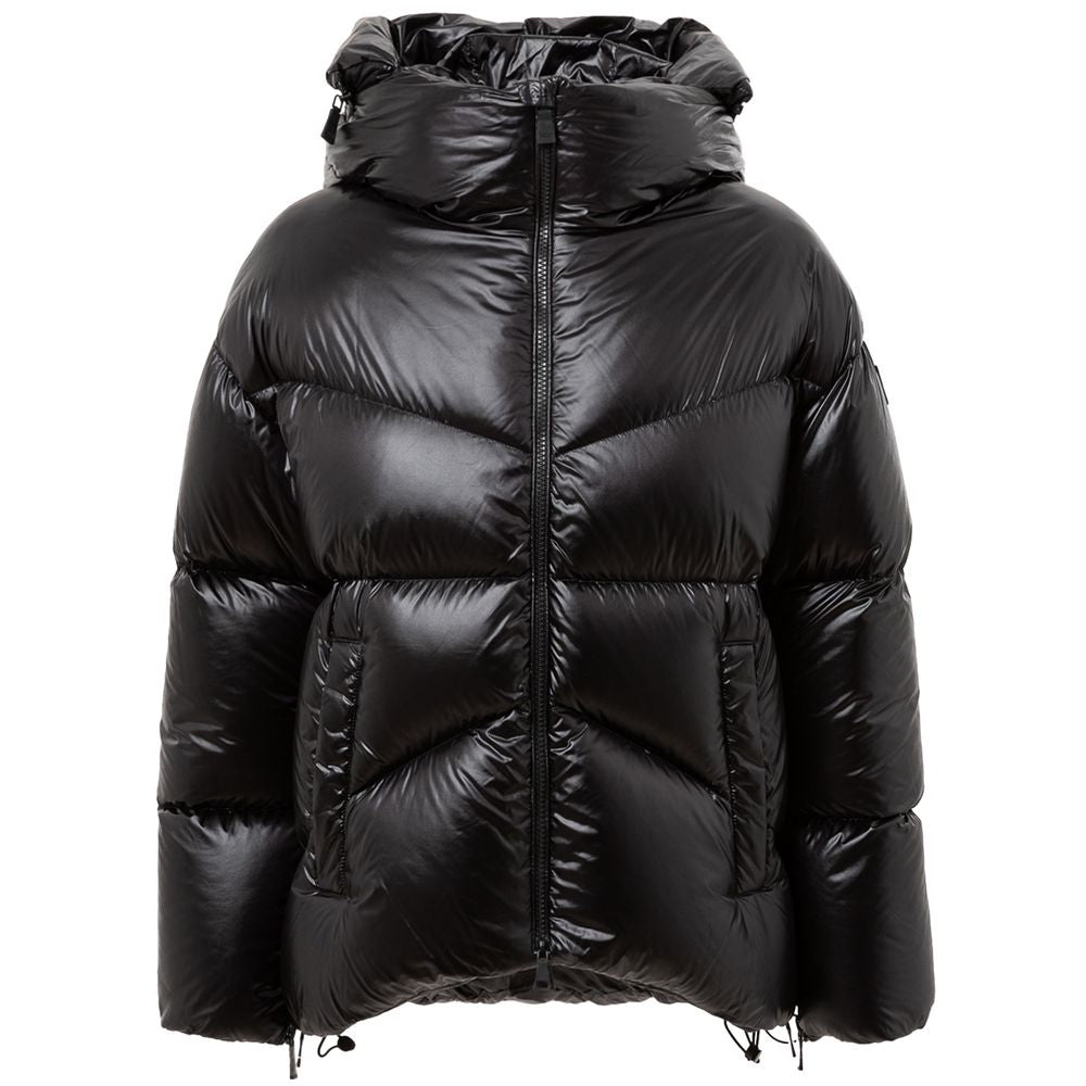 Black Polyamide Jackets & Coat