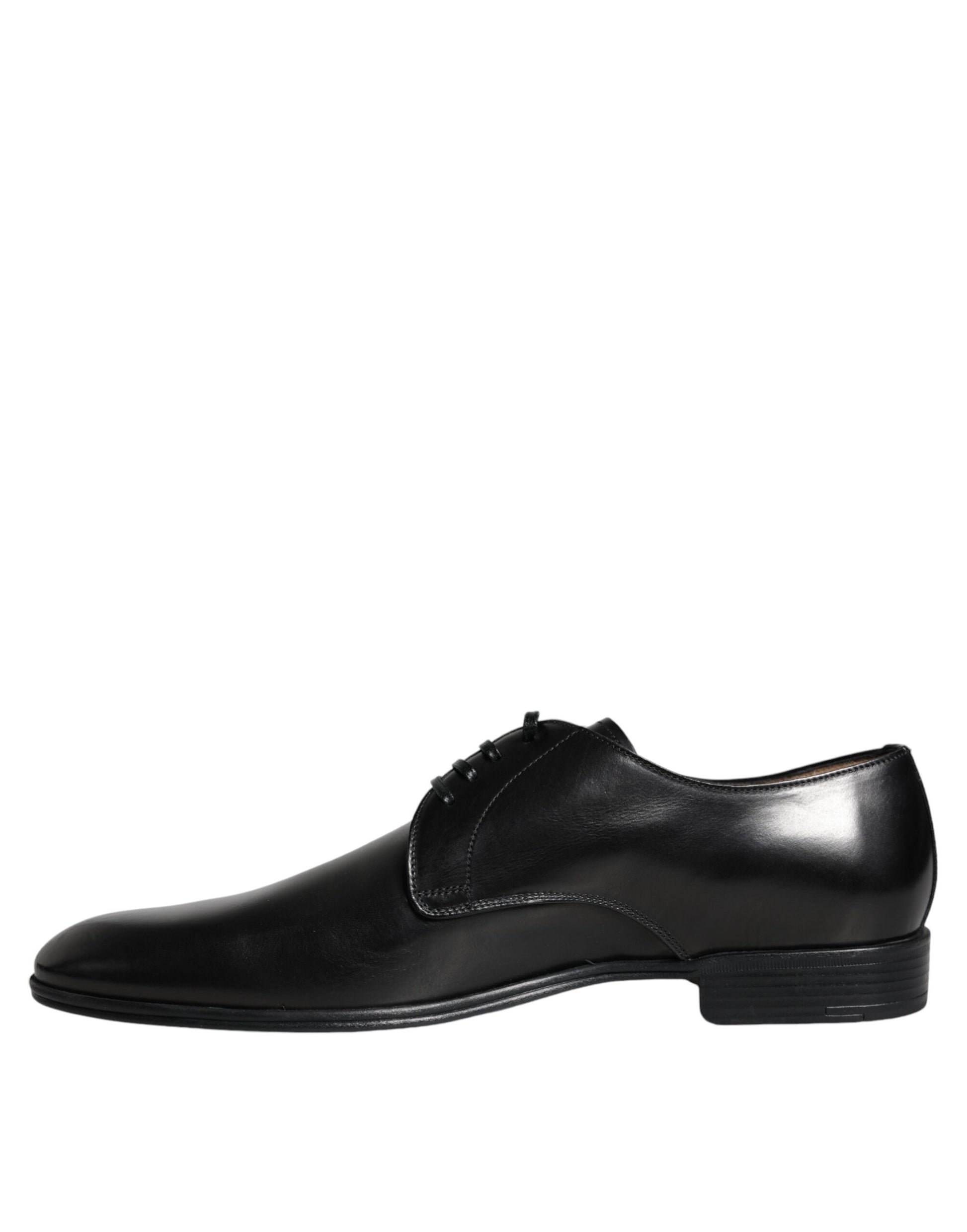 Zapatos de vestir formales Derby de cuero negro