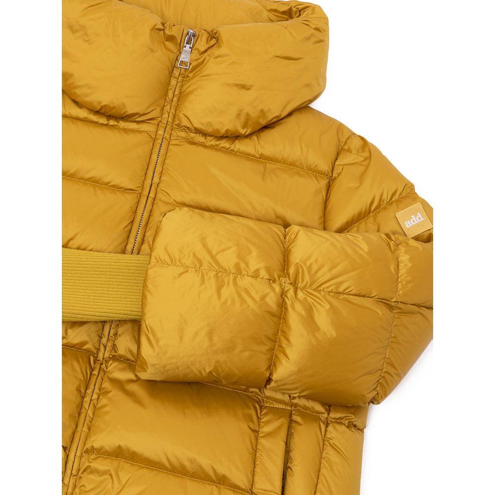 Gold Polyamide Jackets & Coat