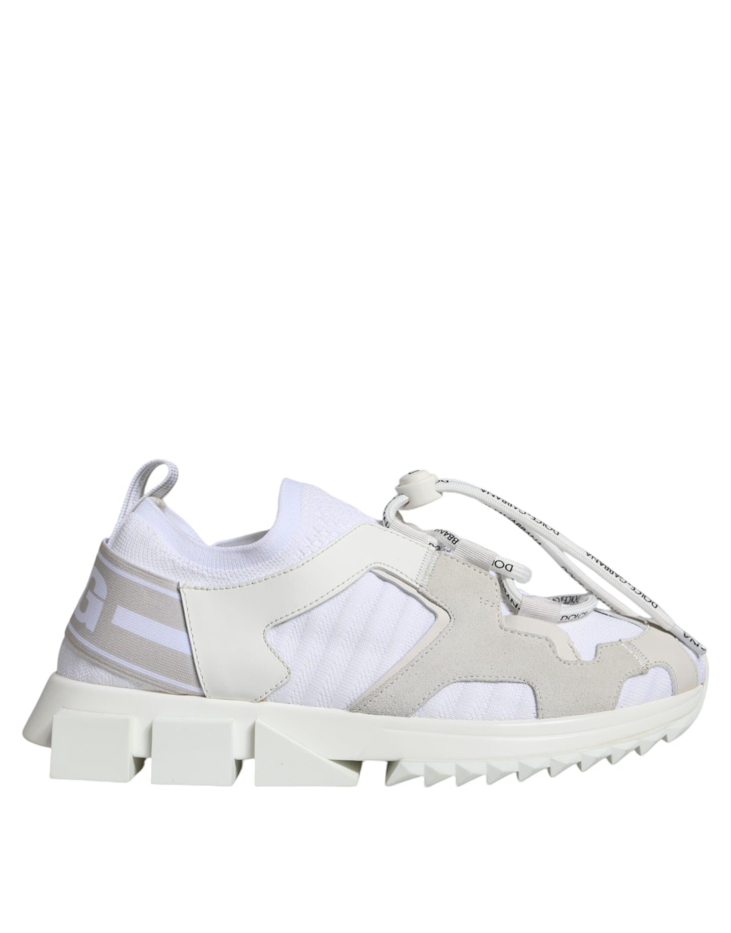 White Mesh Sorrento Trekking Sneakers Shoes