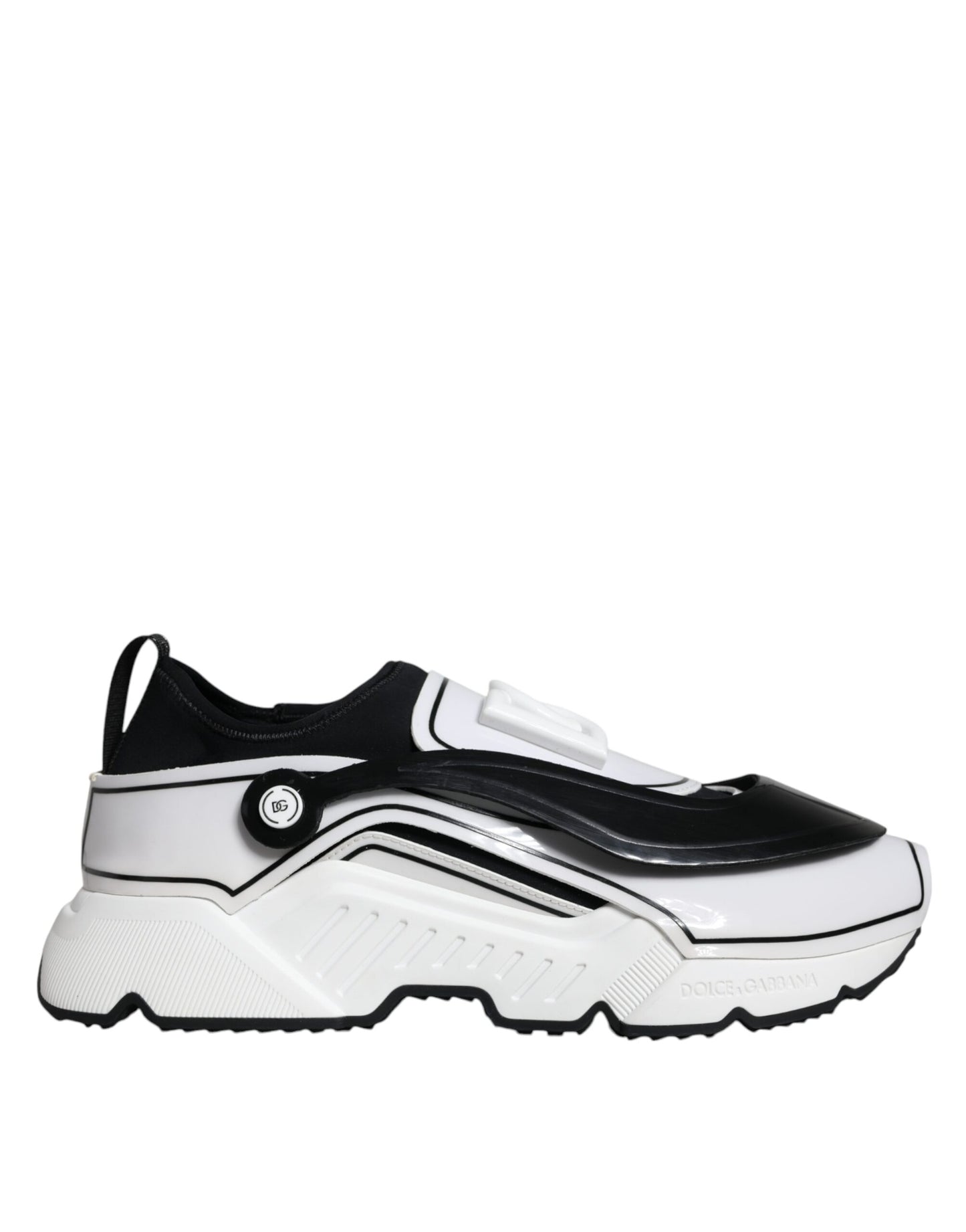 Zapatillas Daymaster con placa de logotipo en blanco y negro