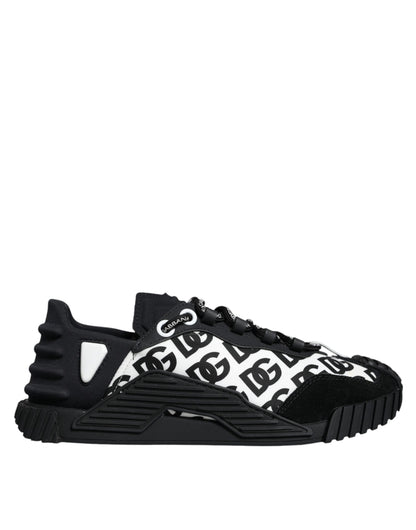 Black Logo Lace Up Low Top NS1 Sneakers Shoes