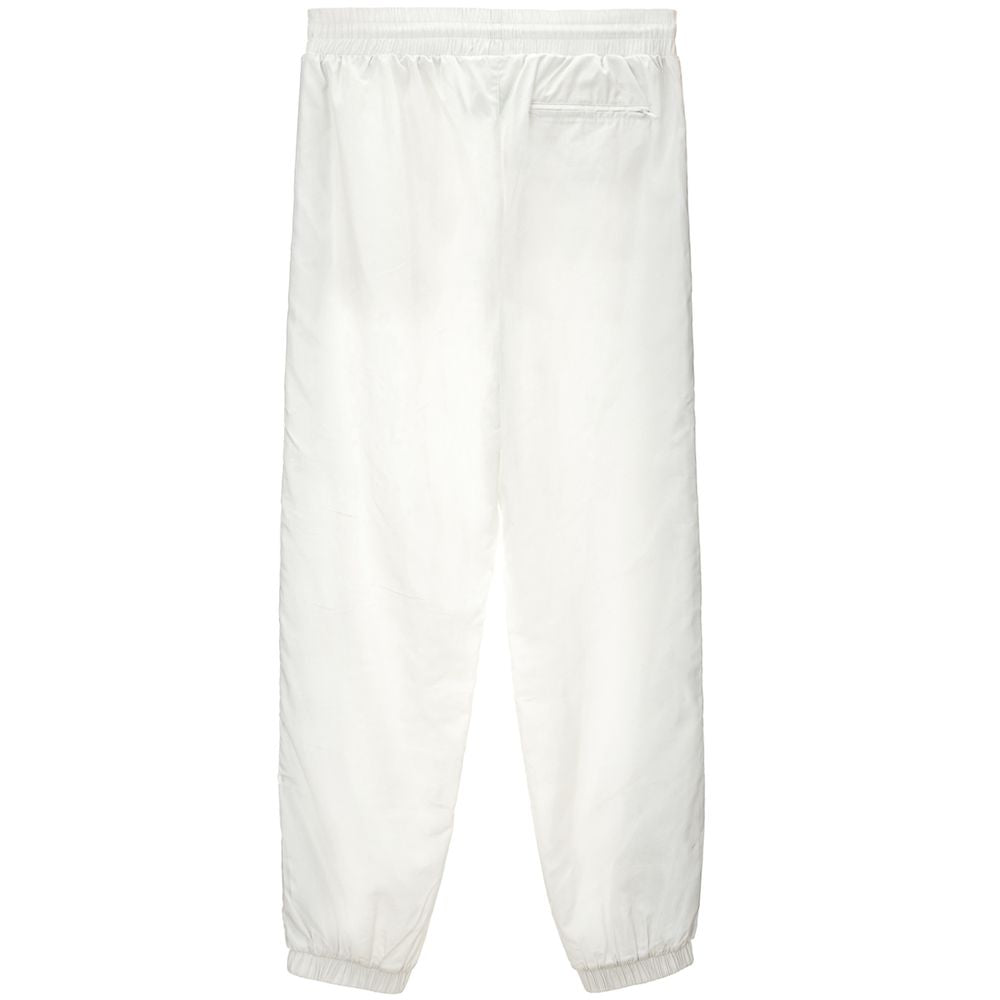 White Polyester Jeans & Pant