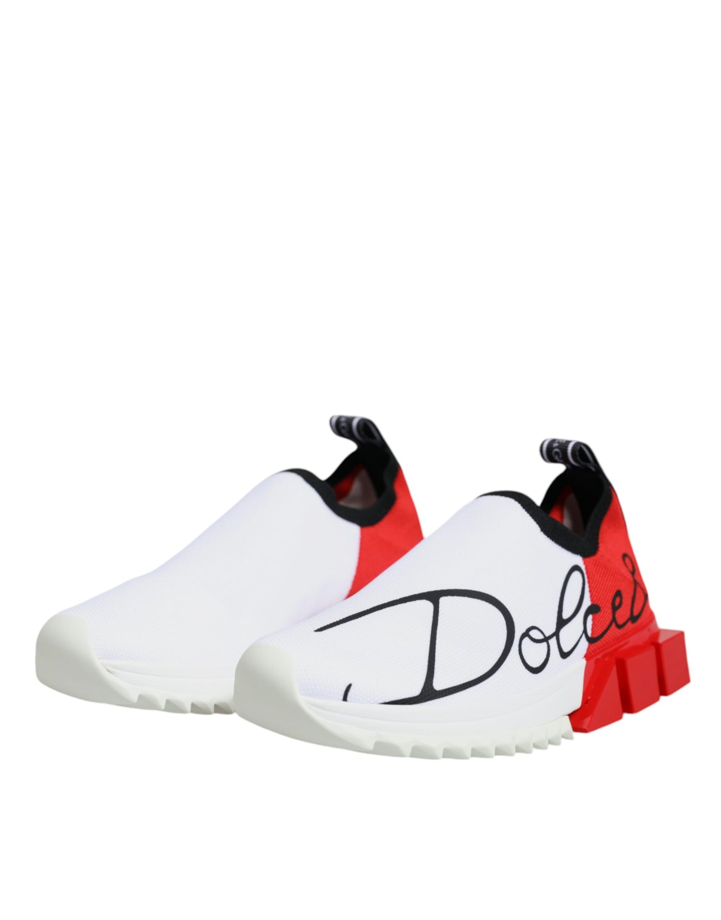 White Red Low Top Sorrento Men Sneakers Shoes