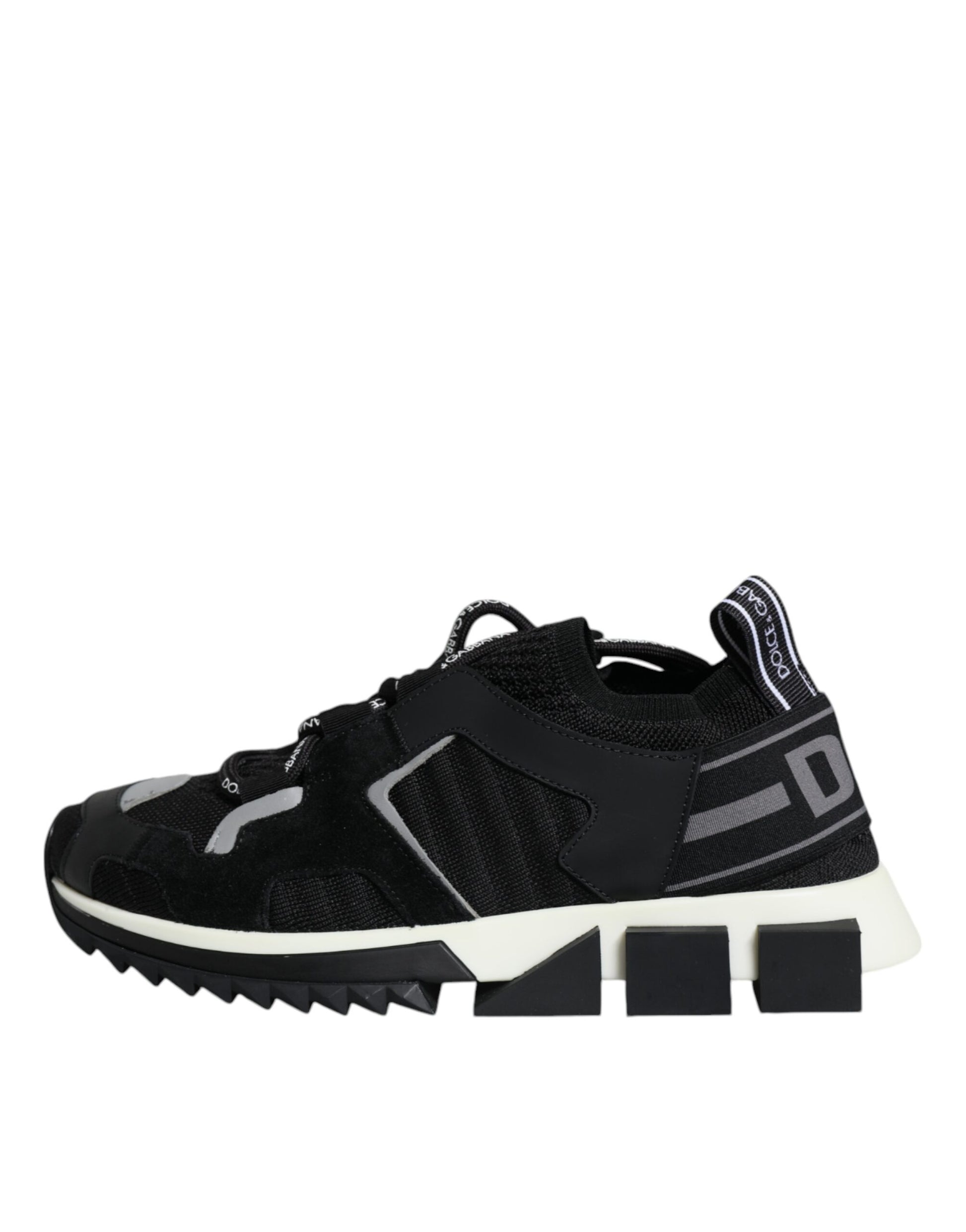 Black Mesh Sorrento Trekking Sneakers Shoes