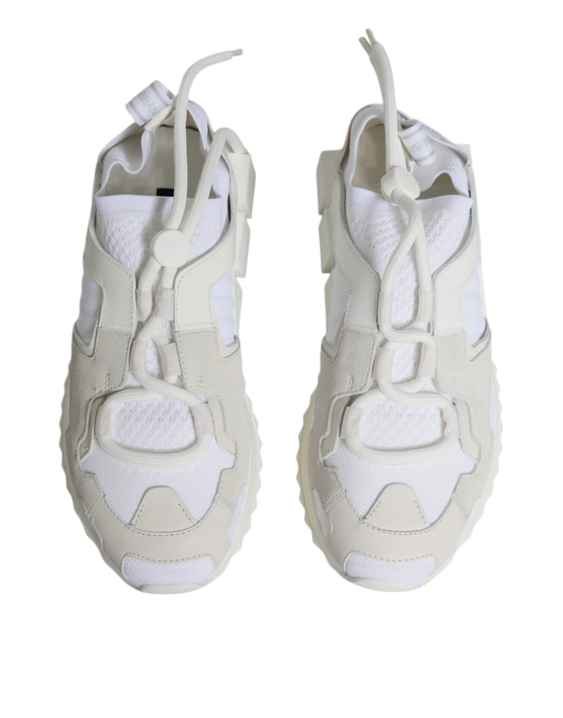 White Mesh Sorrento Trekking Sneakers Shoes