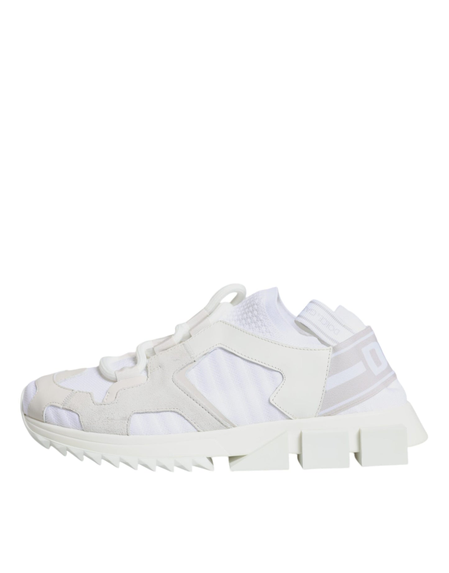 White Mesh Sorrento Trekking Sneakers Shoes