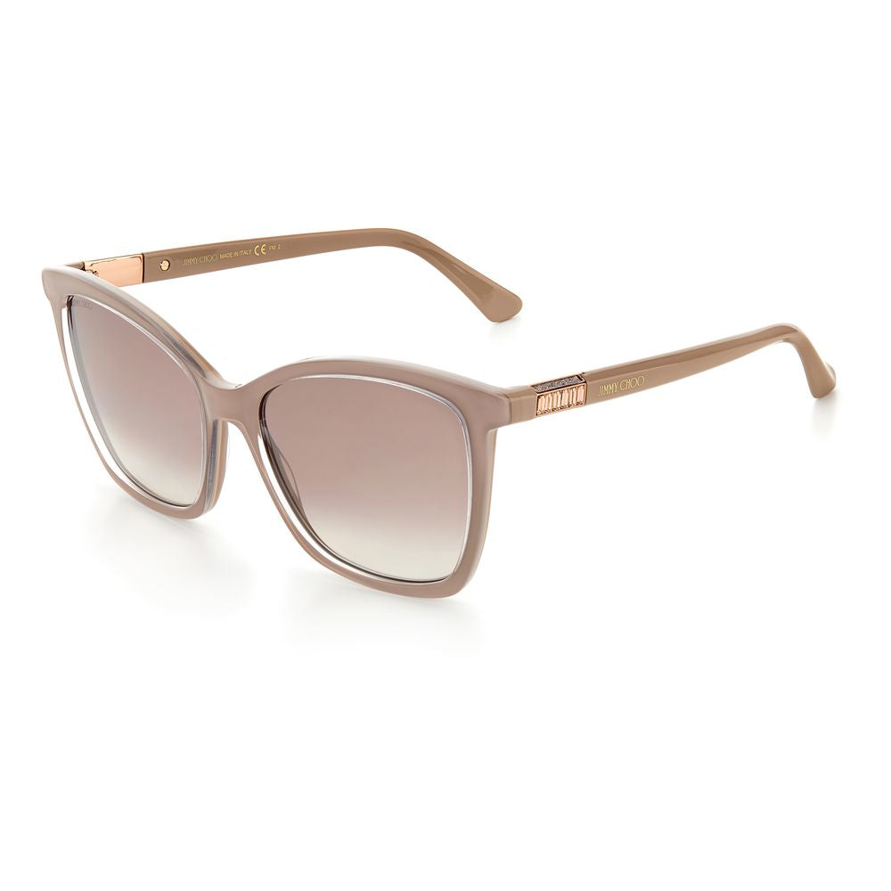 Gafas de sol de acetato beige