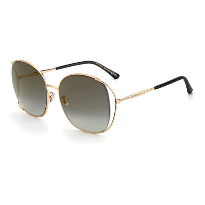 Rose Gold Metal Sunglasses