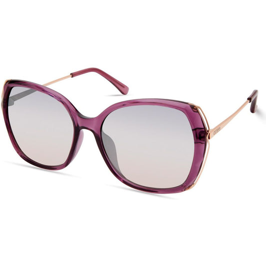 Gafas de sol de metal morado