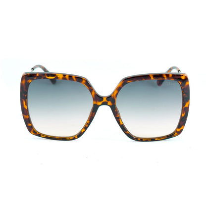 Gafas de sol de metal marrón