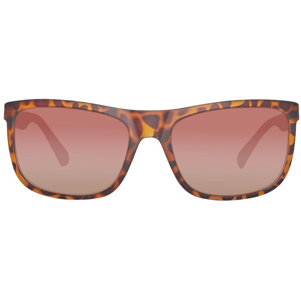 Brown Plastic Plastic Plastic Sunglasses