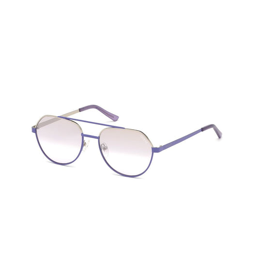 Gafas de sol de metal morado