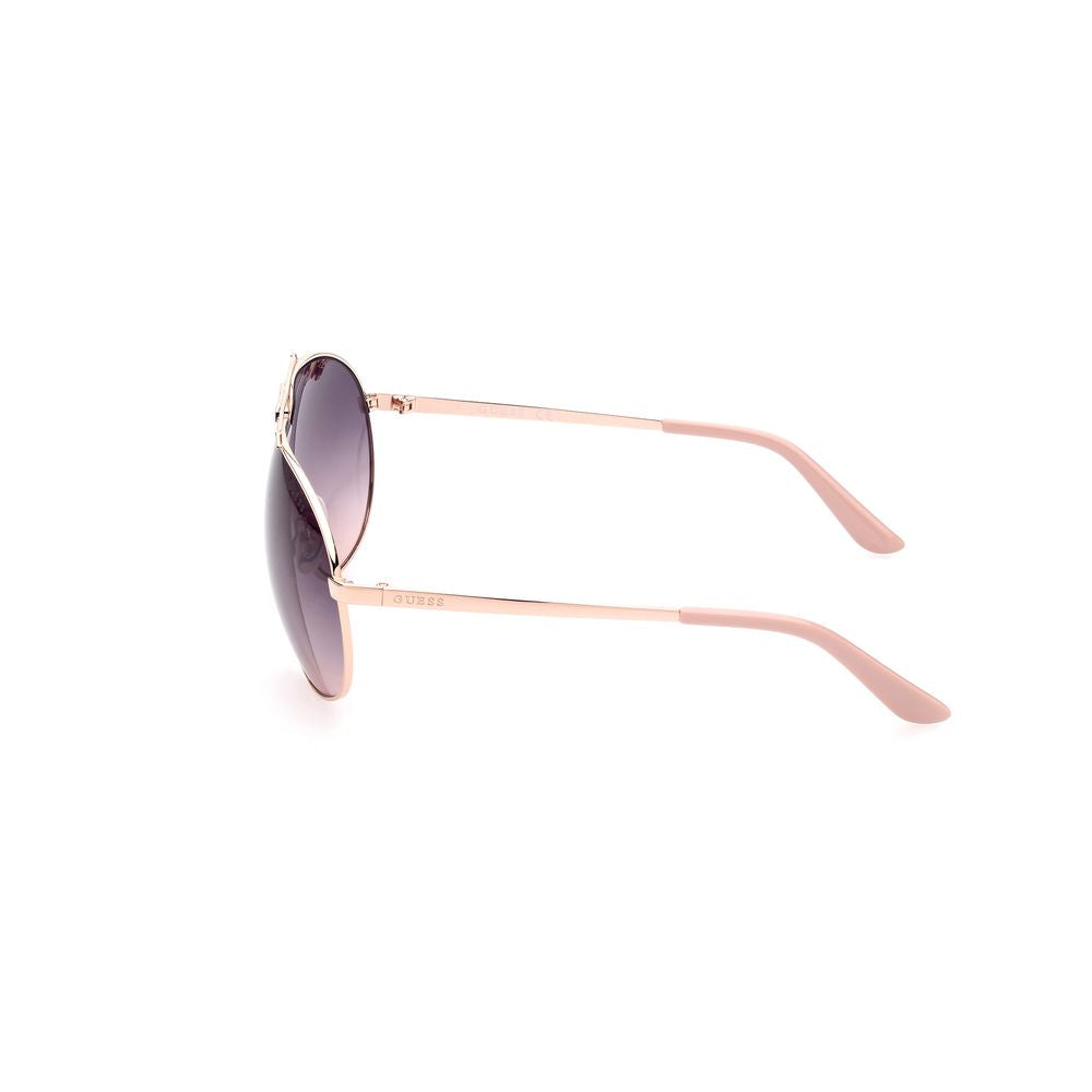 Rose Gold Metal Sunglasses