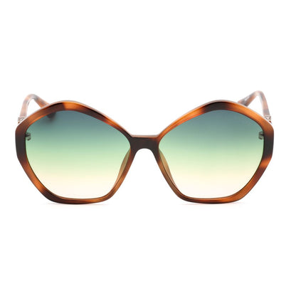 Gafas de sol de plástico marrón