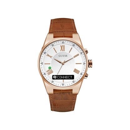 Reloj de piel marrón