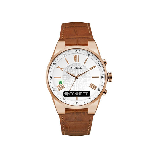 Reloj de piel marrón