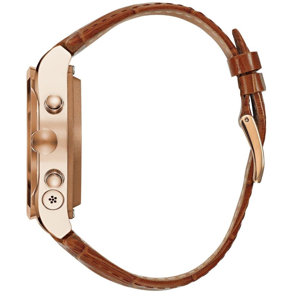 Reloj de piel marrón