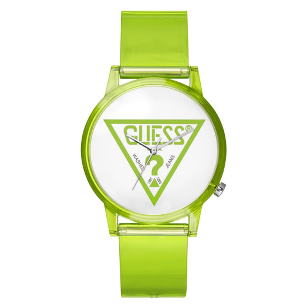 Reloj de silicona verde